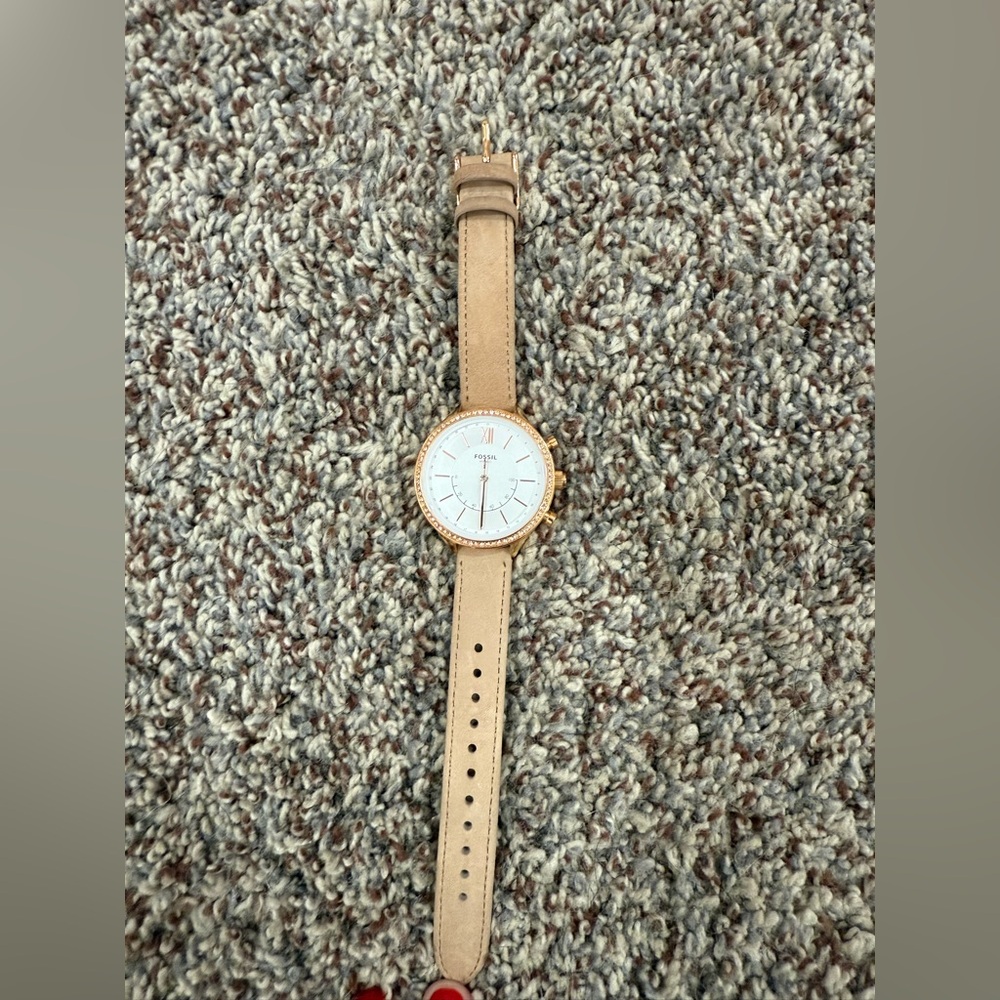 Fossil Tan Smartwatch